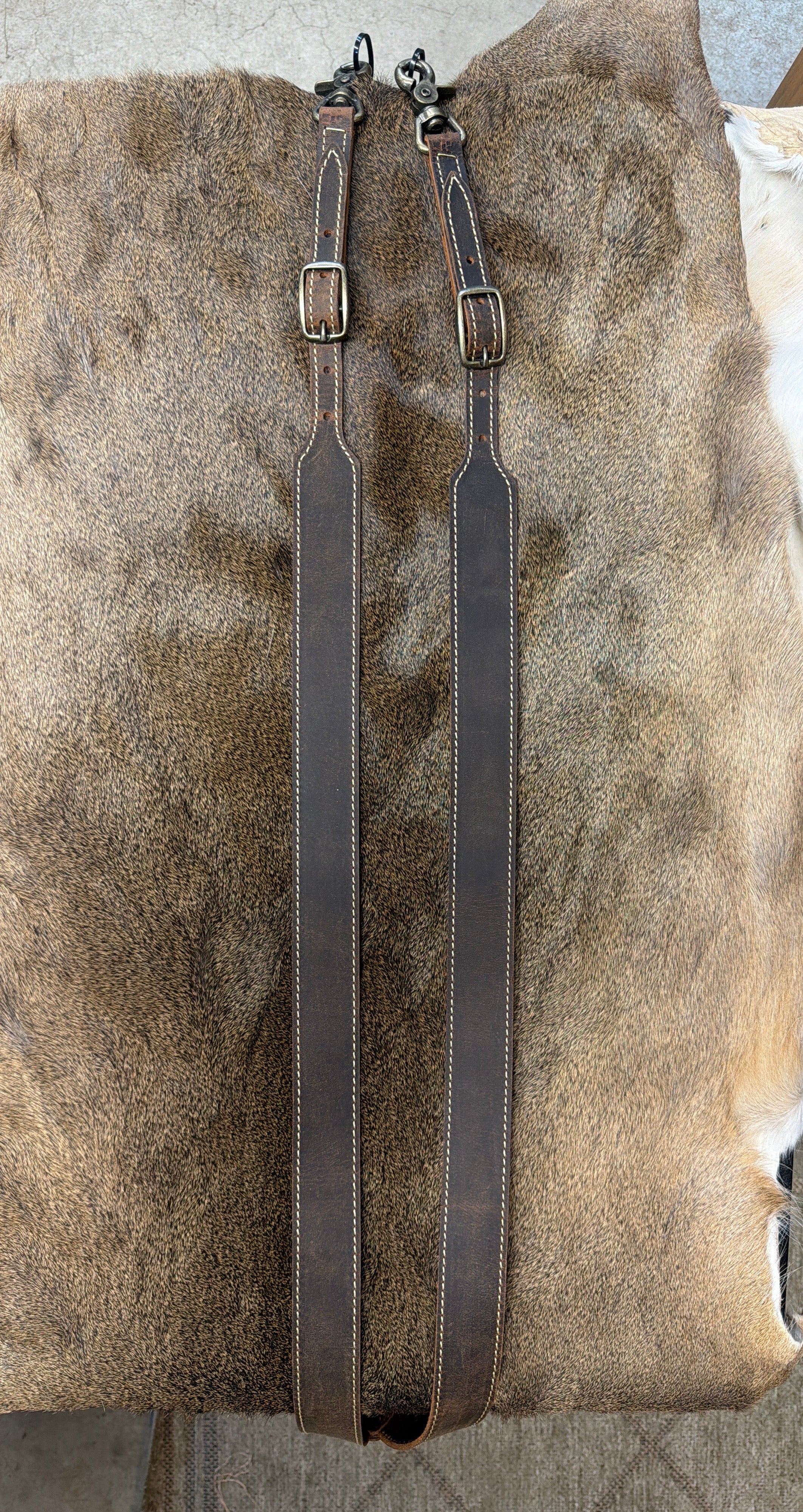 Nocona Belt Co. Suspenders - Chocolate Brown