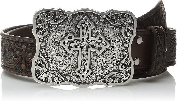 Nocona Brown Leather Women's Western Belt