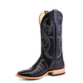 HP8002 Horsepower Top Hand Men's Black Caiman with Black Tops