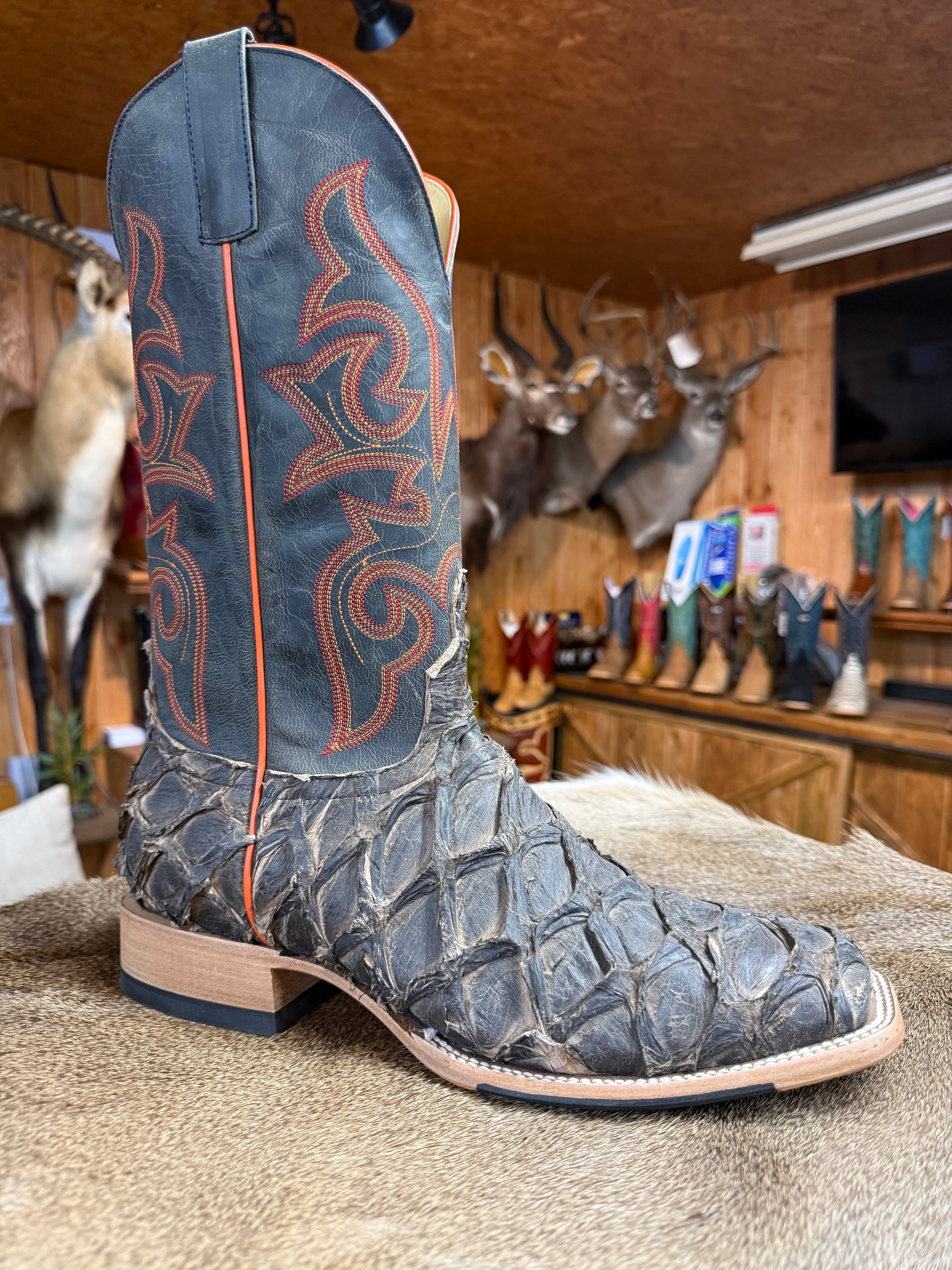 HP8006 - Horse Power Top Hand Men's Dark Brown Brazilian Big Bass Cowboy Boots