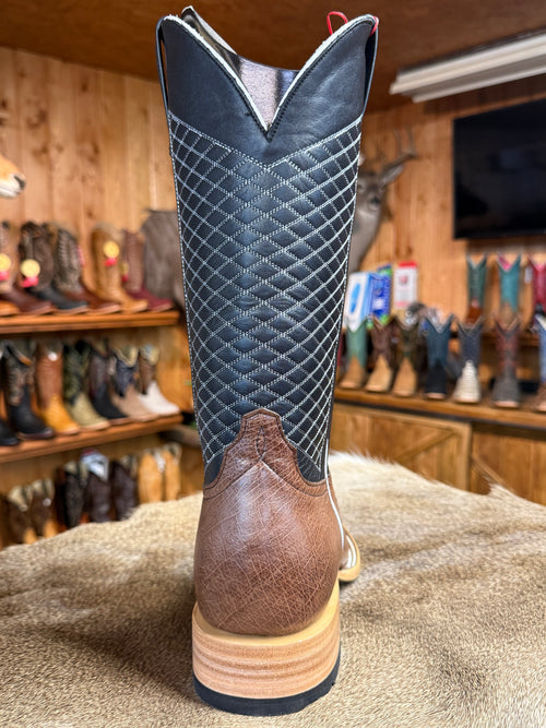 HP8009 - Horse Power Top Hand Men's Kango Tobacco Smooth Ostrich Cowboy Boots
