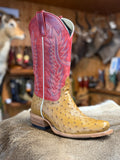 HP9506 - Horse Power Top Hand Men's Antique Saddle Full Quill Ostrich Cowboy Boots