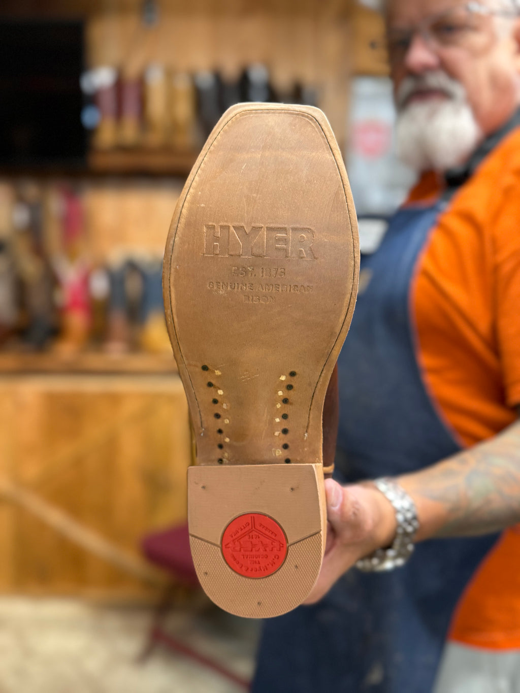 HM12013 - Hyer Hays Brown Men's Cowboy Boots