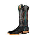 M2010 Macie Bean Black Smooth Ostrich Women's Cowboy Boot